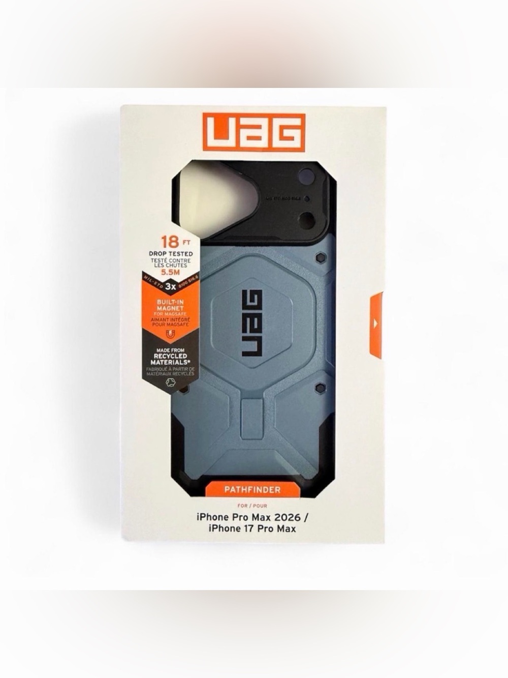 Urban Armor UAG Pathfinder Case iPhone 17/18 Pro Max Cloud Blue NIB